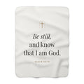 Be Still Sherpa Blanket – Psalm 46:10