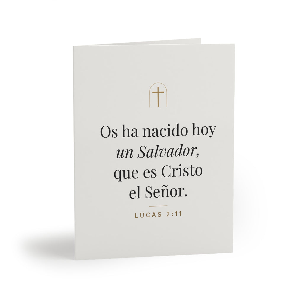Unto You Is Born Christmas Cards – Luke 2:11 (Spanish Edition)