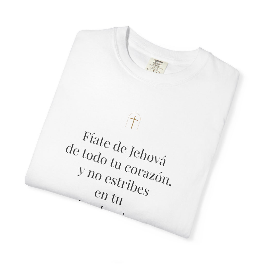 Trust in the Lord Tee – Proverbs 3:5 (Spanish Edition)
