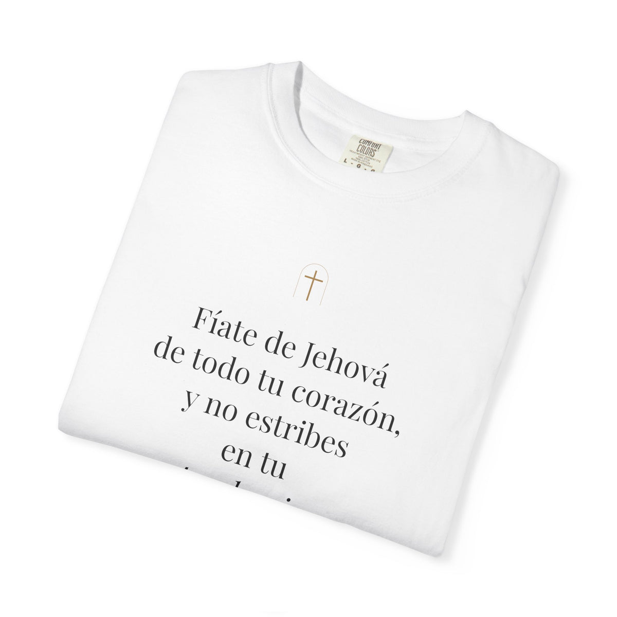 Trust in the Lord Tee – Proverbs 3:5 (Spanish Edition)