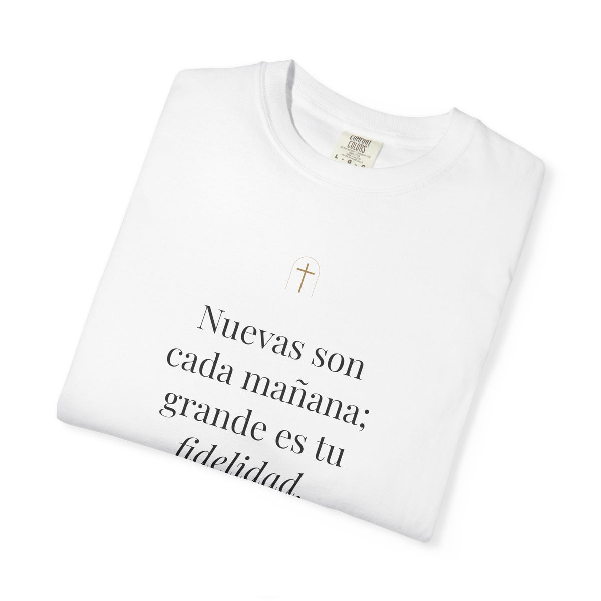 New Every Morning Tee – Lamentations 3:23 (Spanish Edition)