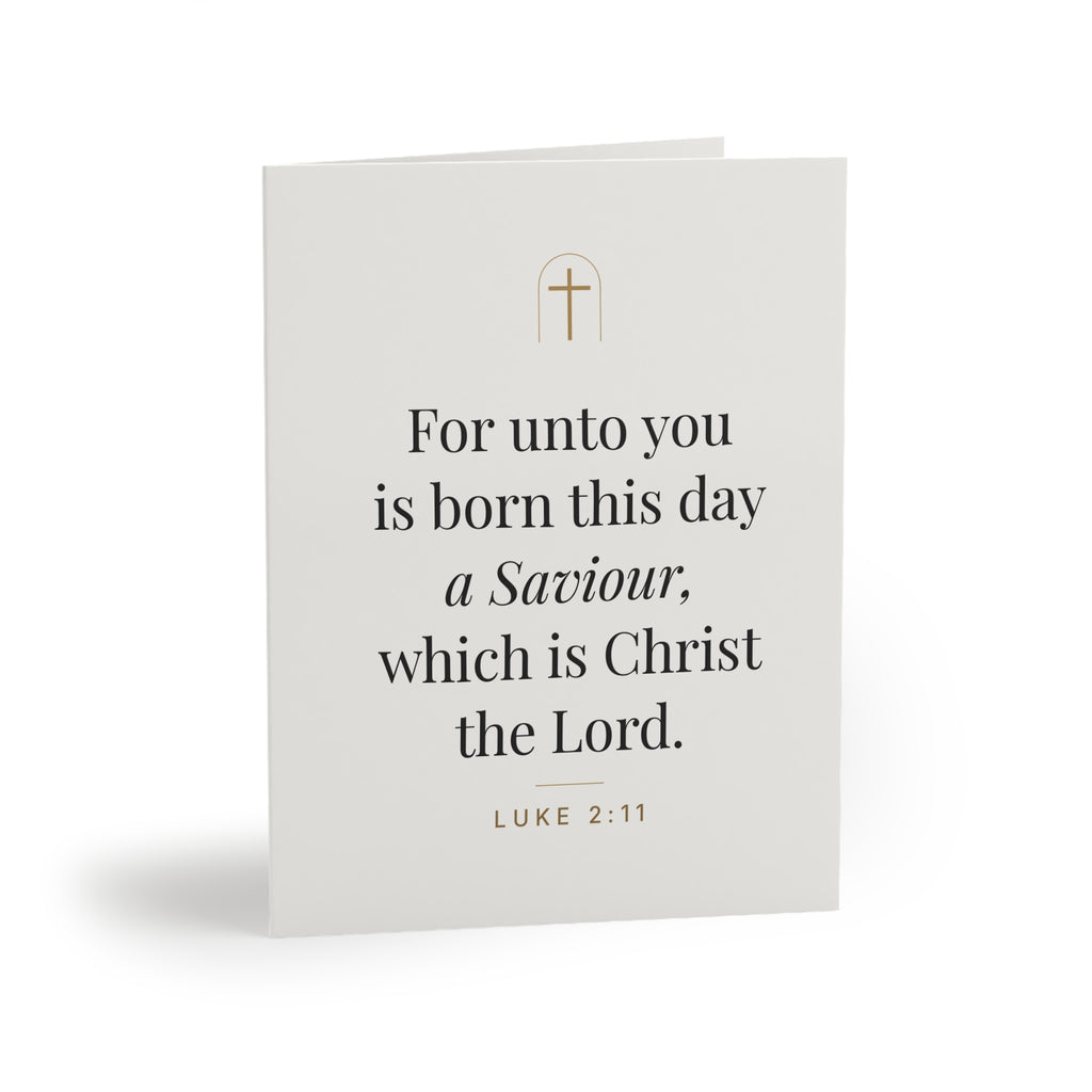 Unto You Is Born Christmas Card Set – Luke 2:11