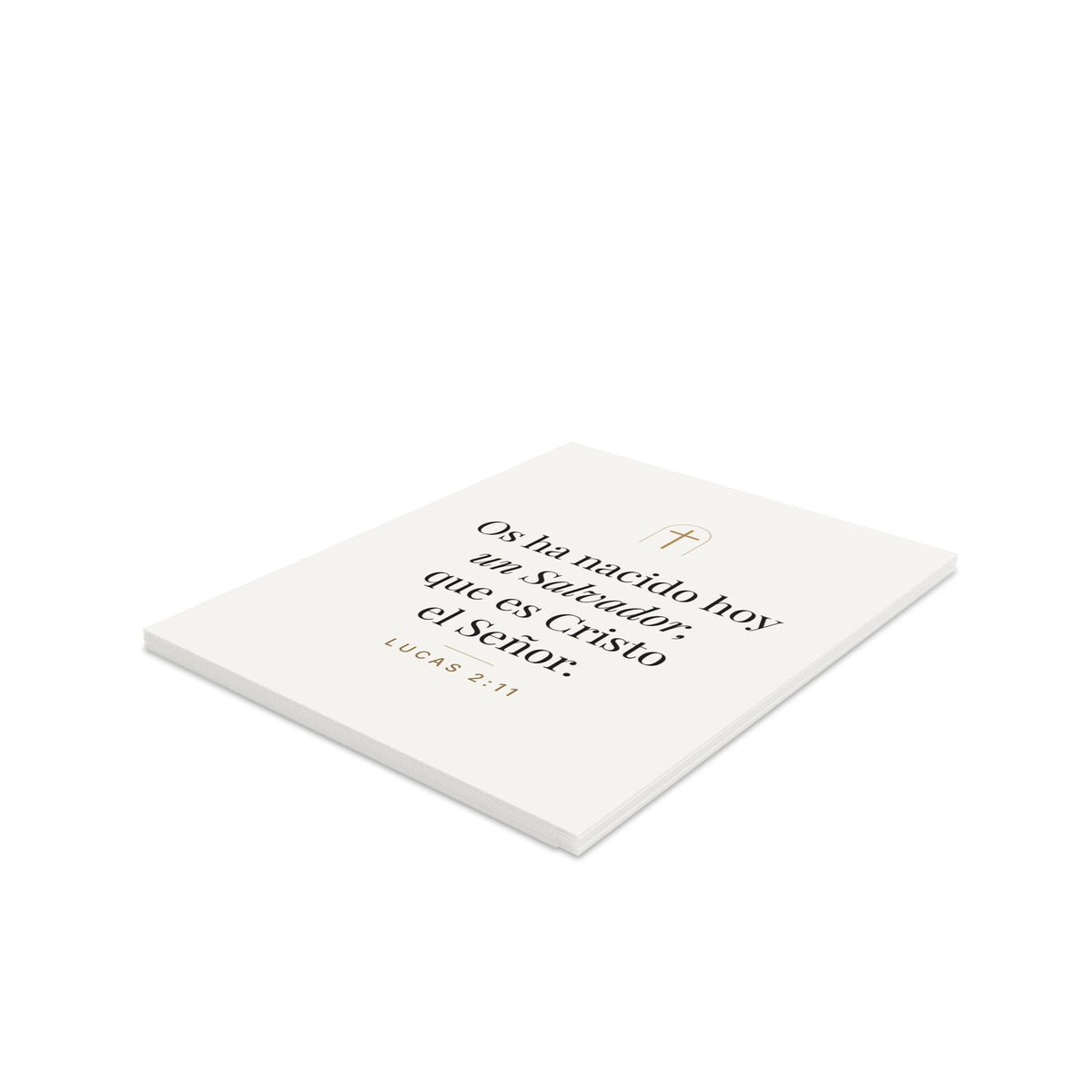 Unto You Is Born Christmas Cards – Luke 2:11 (Spanish Edition)