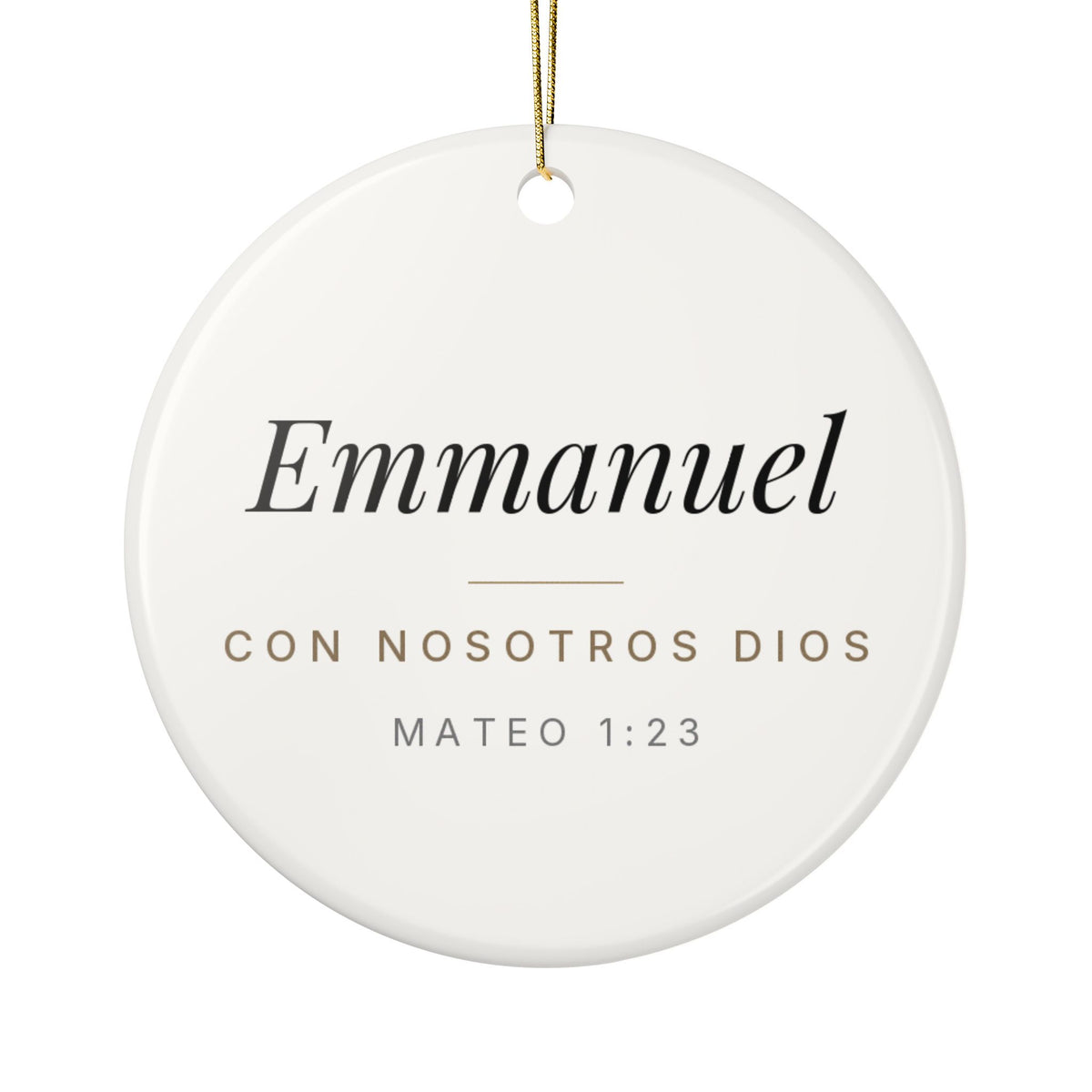 O Come Let Us Adore Him Ornament (Spanish Edition)