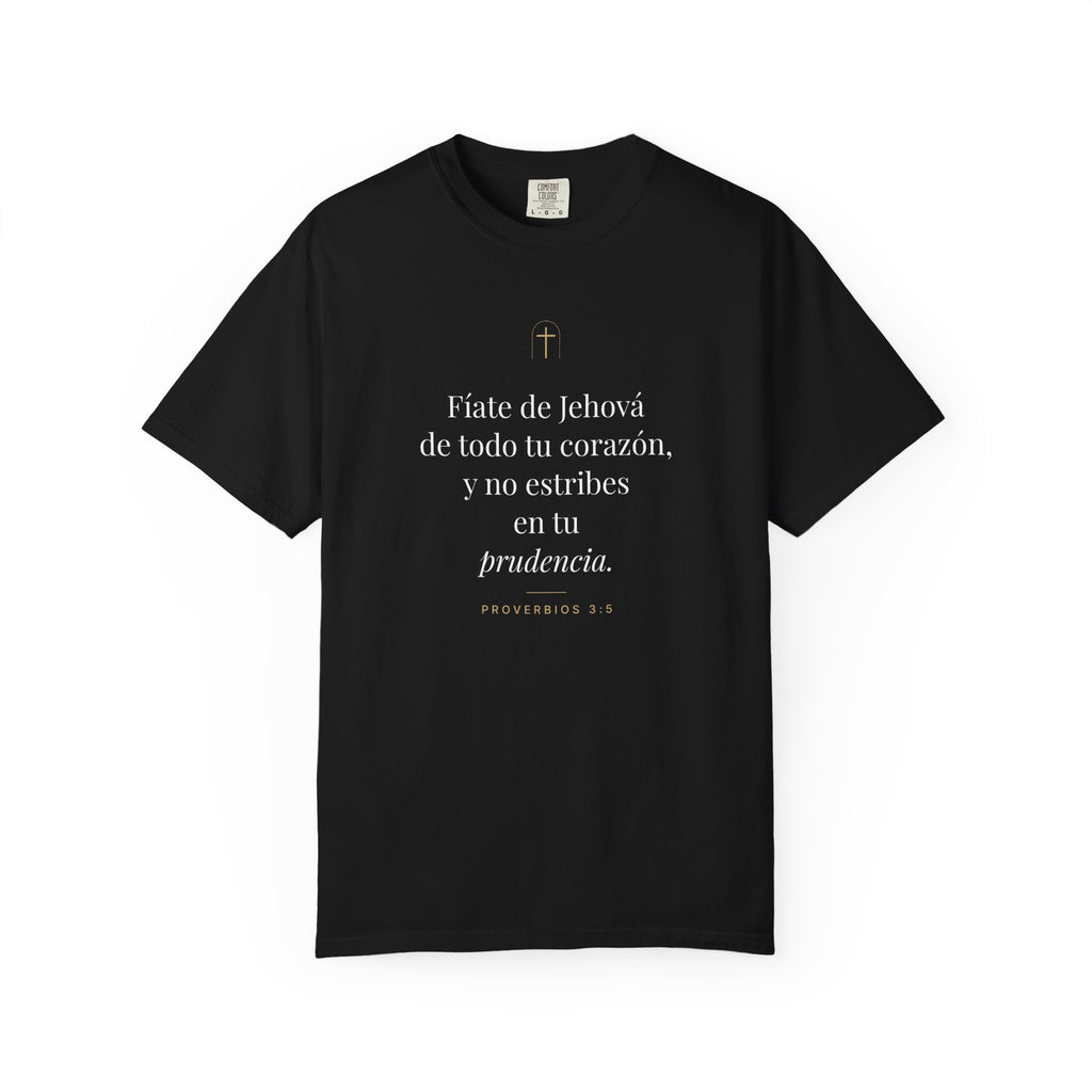 Trust in the Lord Tee – Proverbs 3:5 (Spanish Edition)