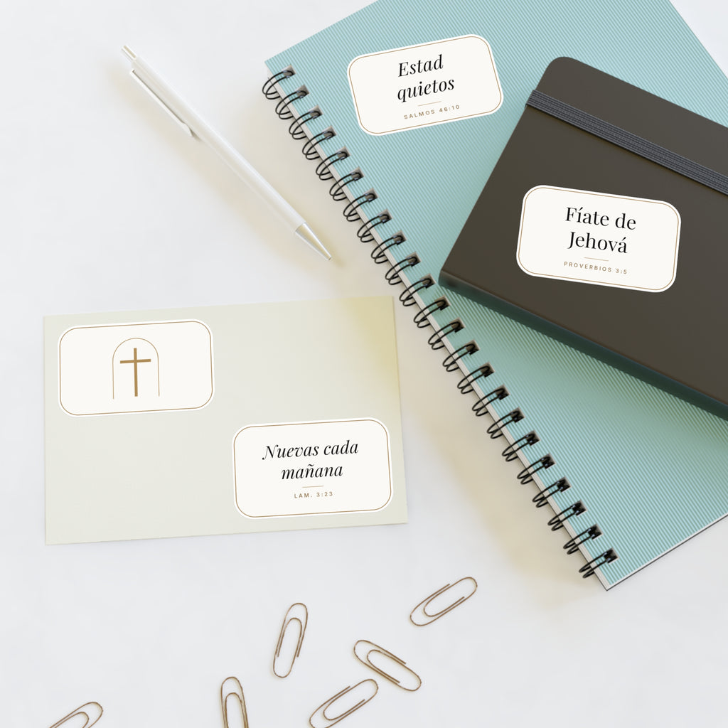 Scripture Sticker Sheet (Spanish Edition)