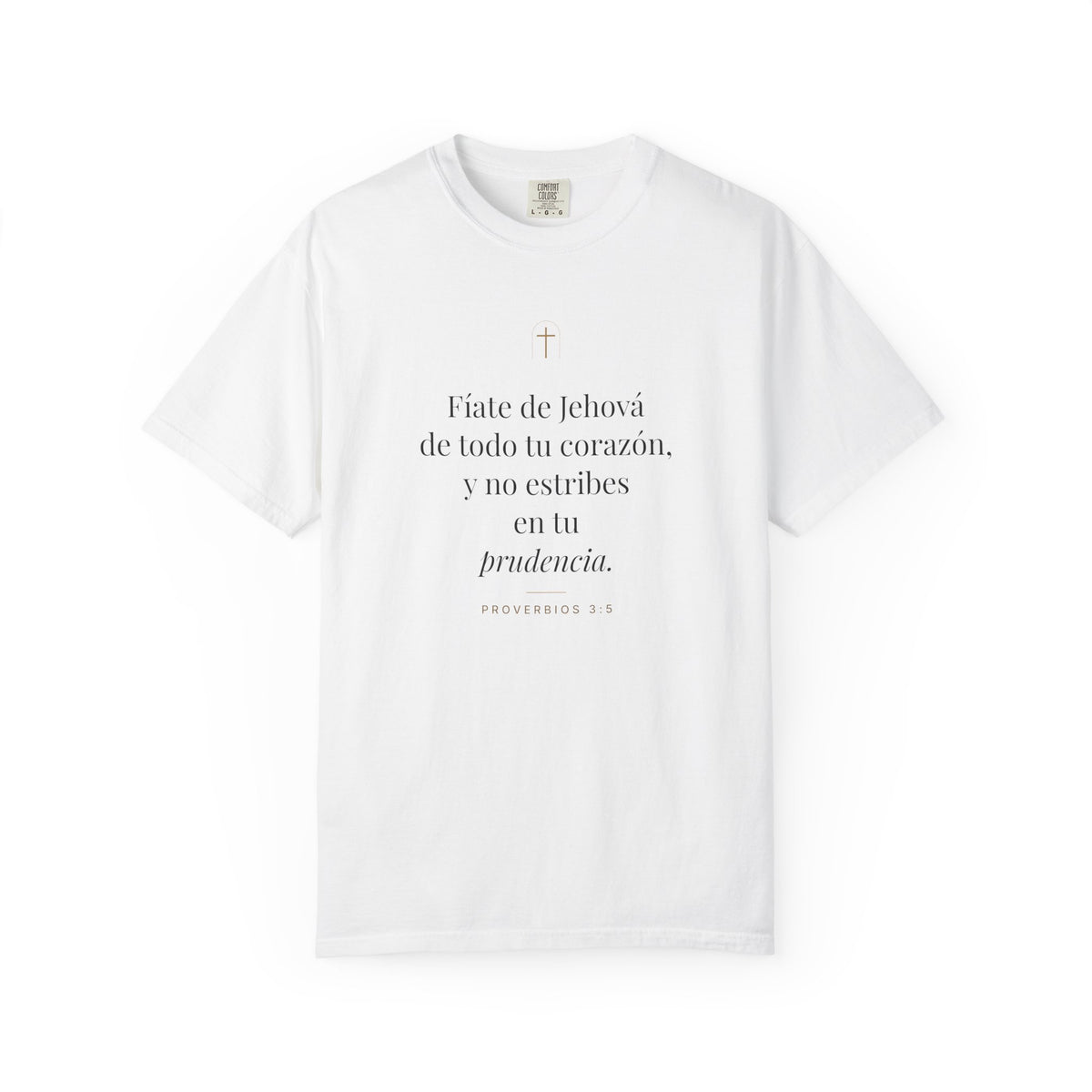 Trust in the Lord Tee – Proverbs 3:5 (Spanish Edition)