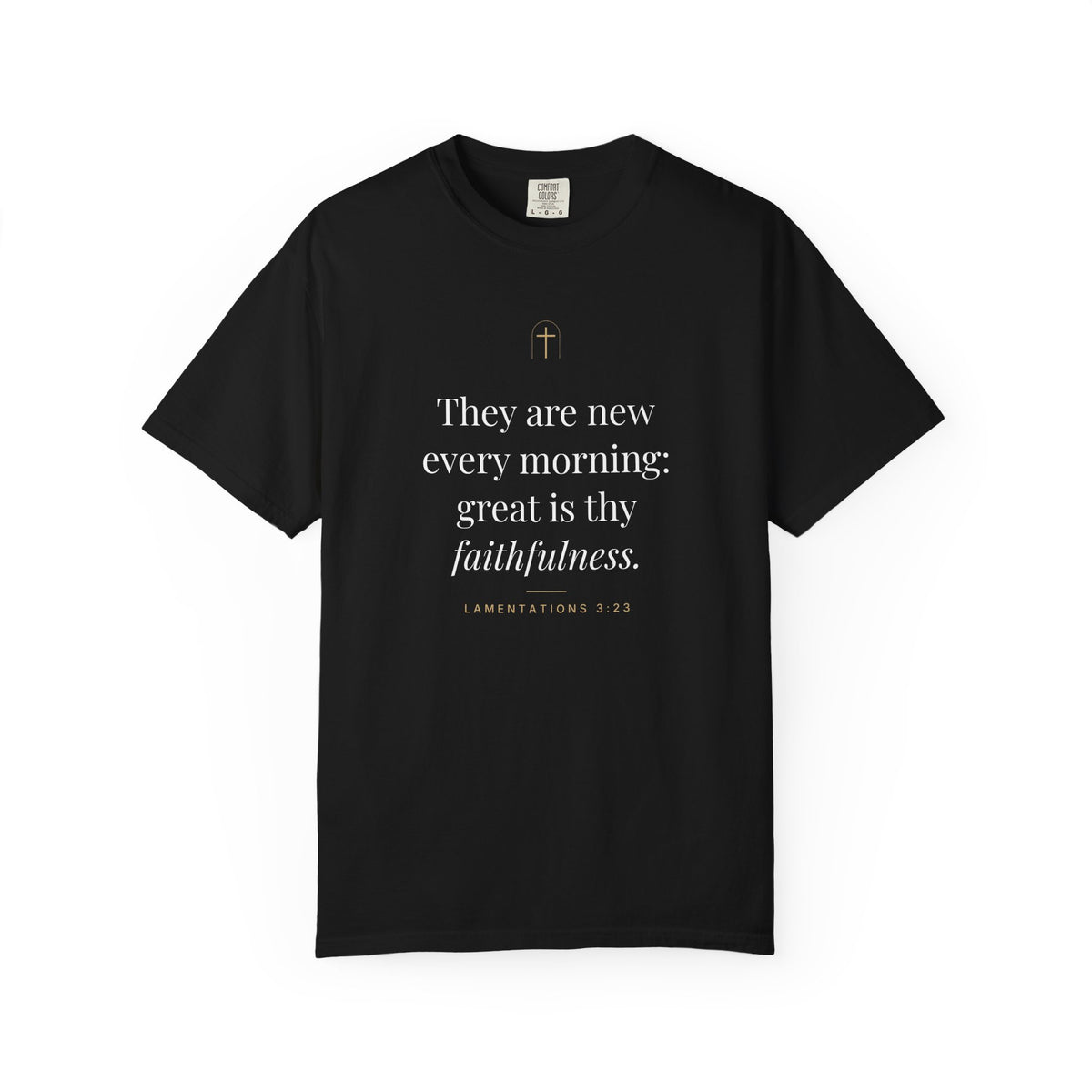 New Every Morning Tee – Lamentations 3:23