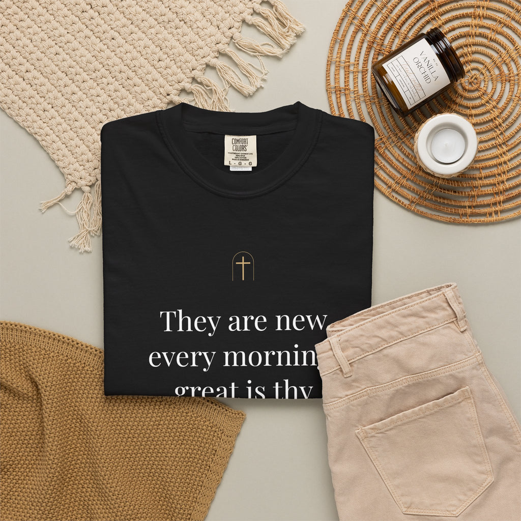 Camiseta Nuevas cada mañana – Lamentaciones 3:23