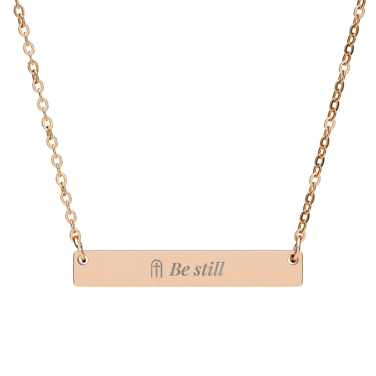 Collar de barra Estad quietos – Salmos 46:10