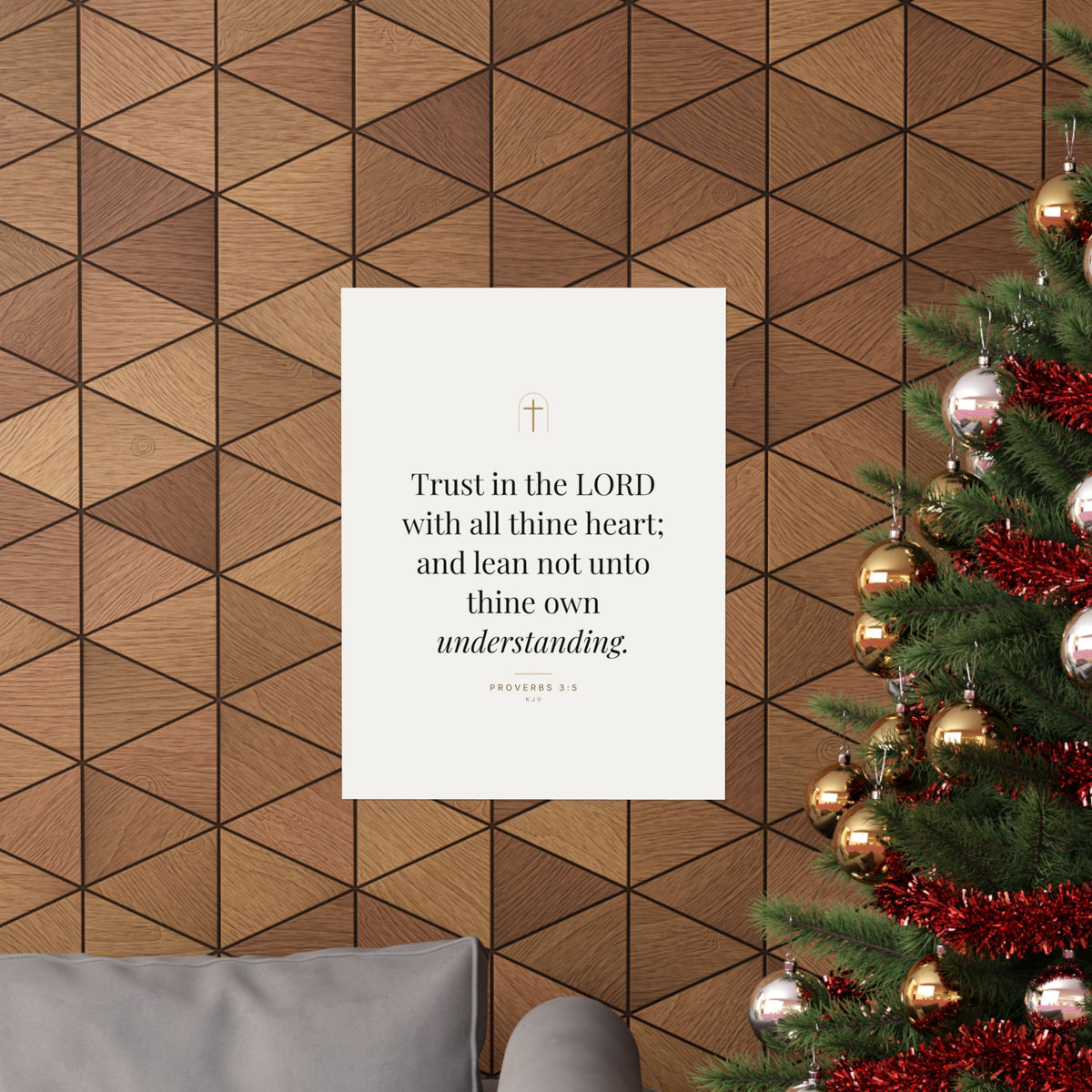 Trust in the Lord Print – Proverbs 3:5 (Unframed)