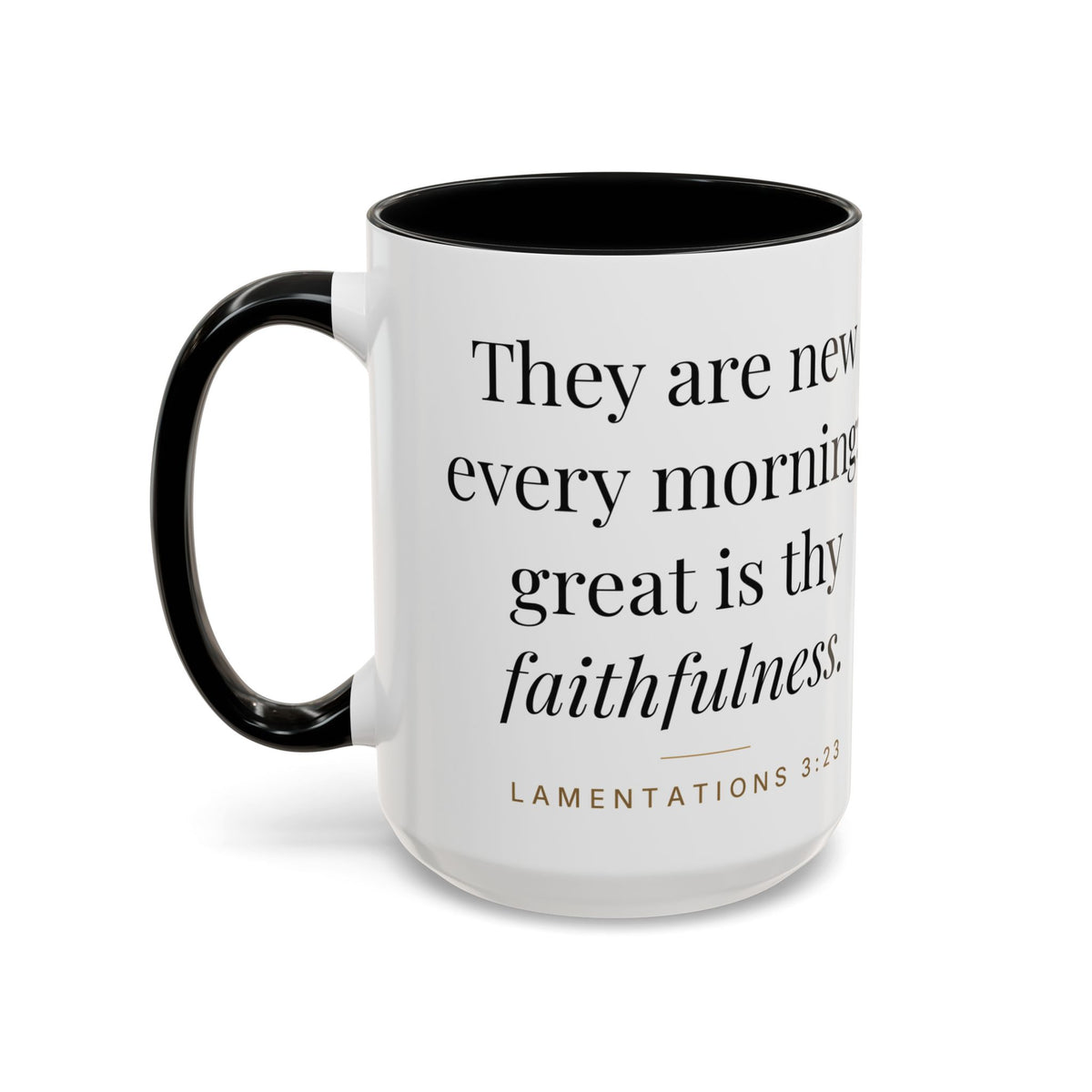 New Every Morning Mug – Lamentations 3:23