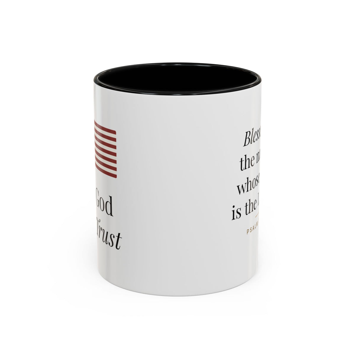 In God We Trust Mug – Psalm 33:12