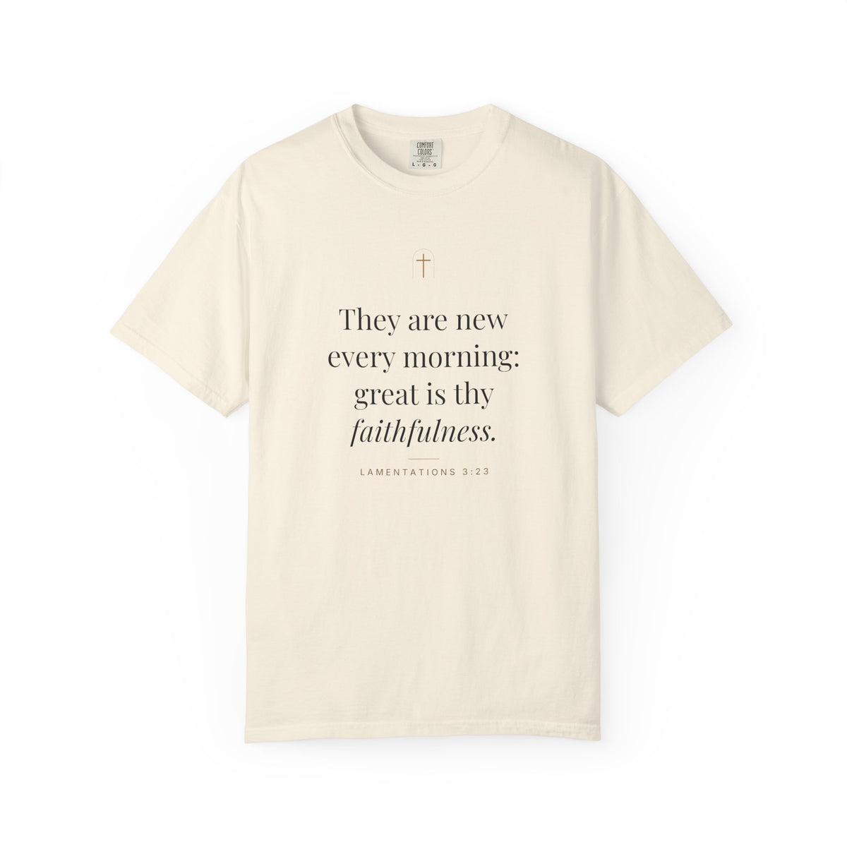 New Every Morning Tee – Lamentations 3:23