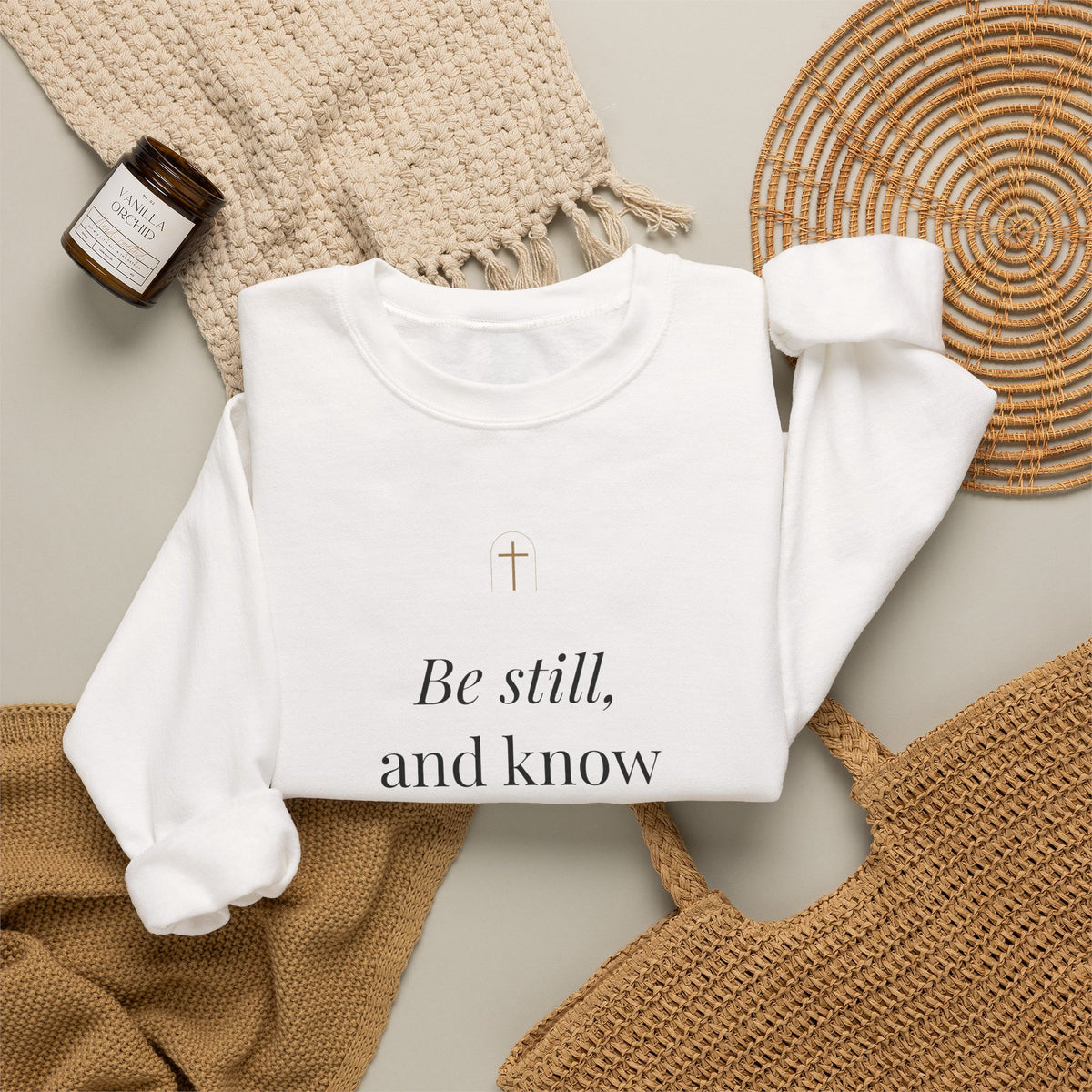 Be Still Crewneck Sweatshirt – Psalm 46:10