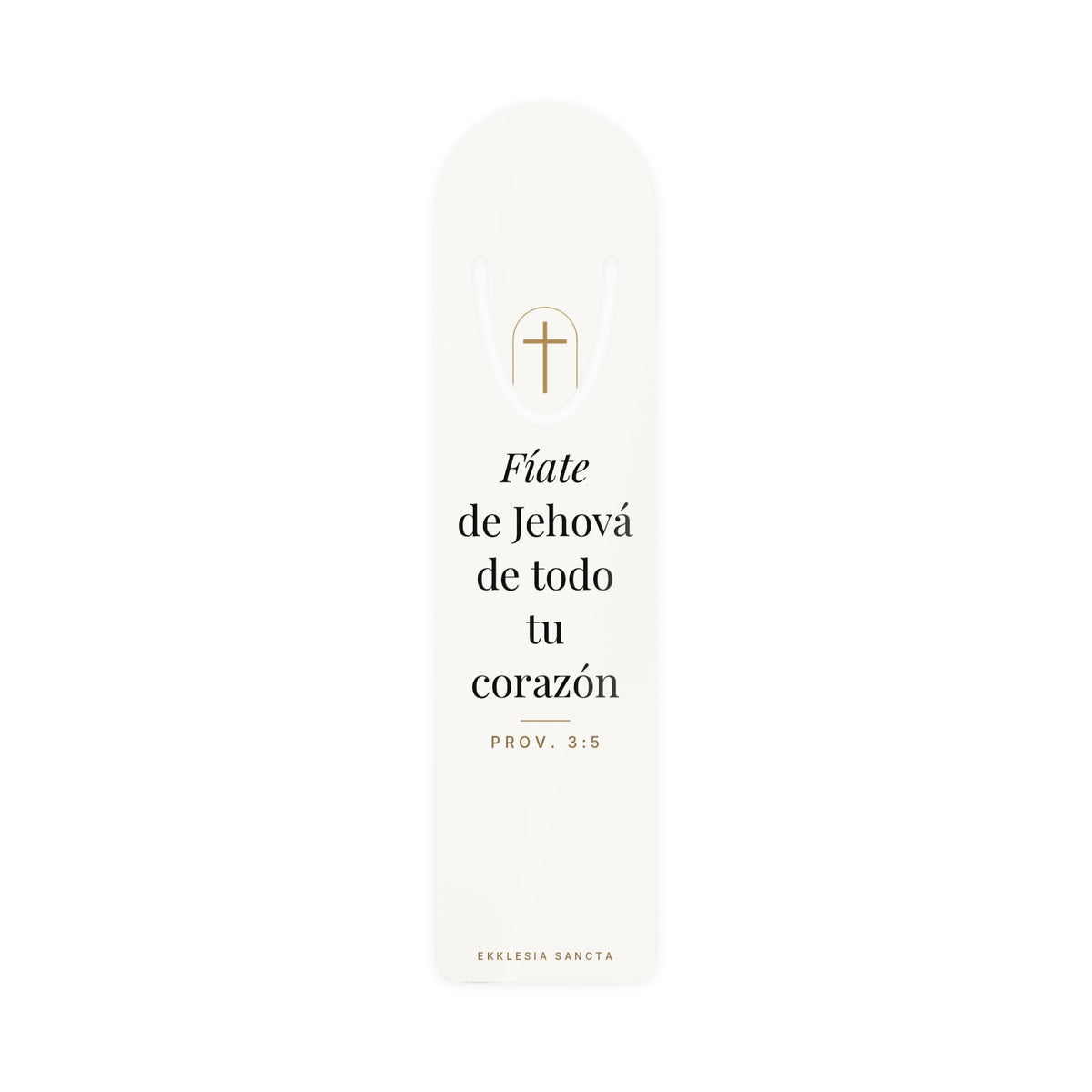 Trust in the Lord Bookmark – Proverbs 3:5 (Spanish Edition)