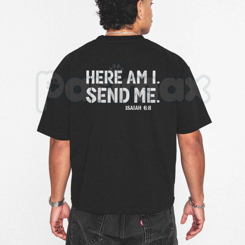 Camiseta Heme aquí, envíame a mí