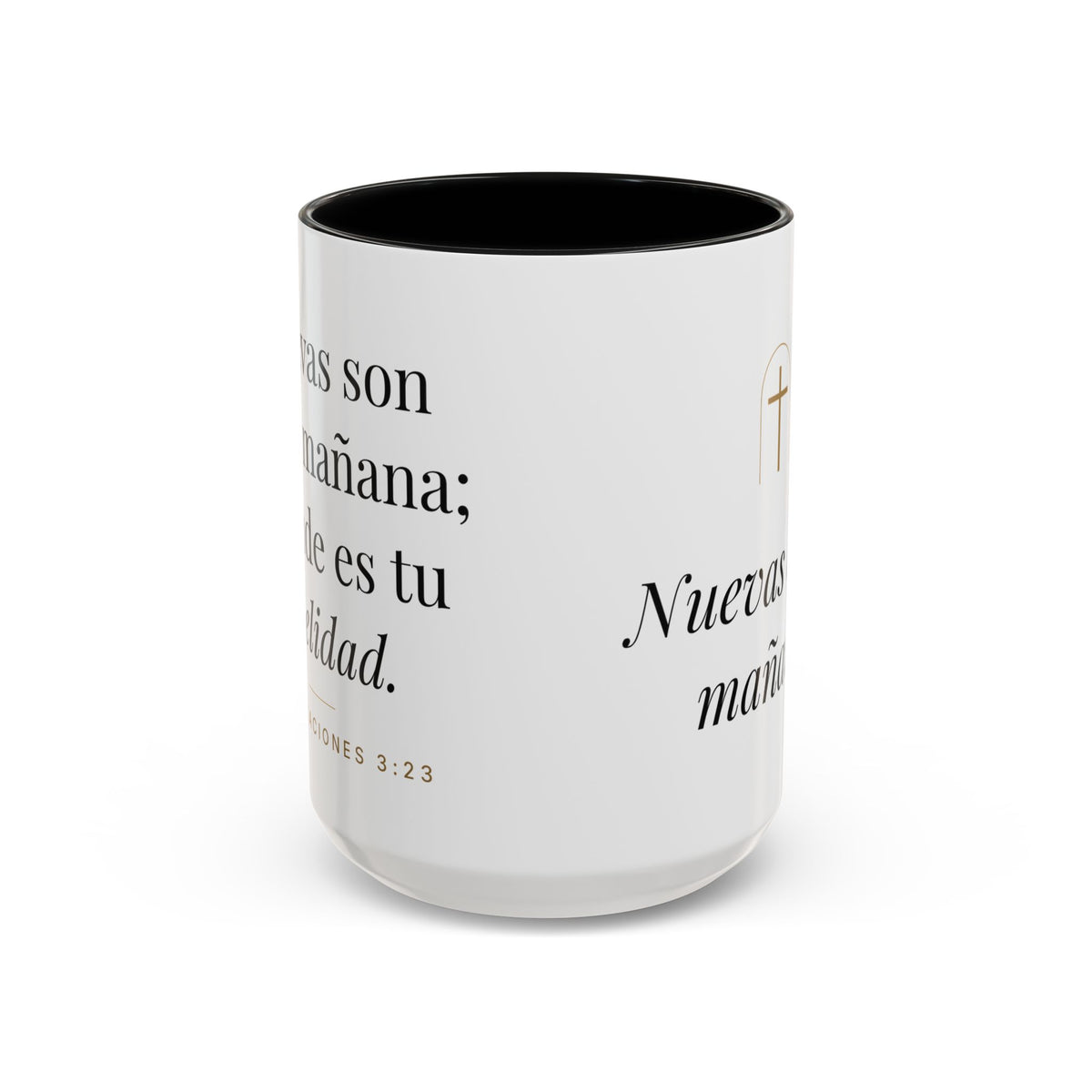 New Every Morning Mug – Lamentations 3:23 (Spanish Edition)