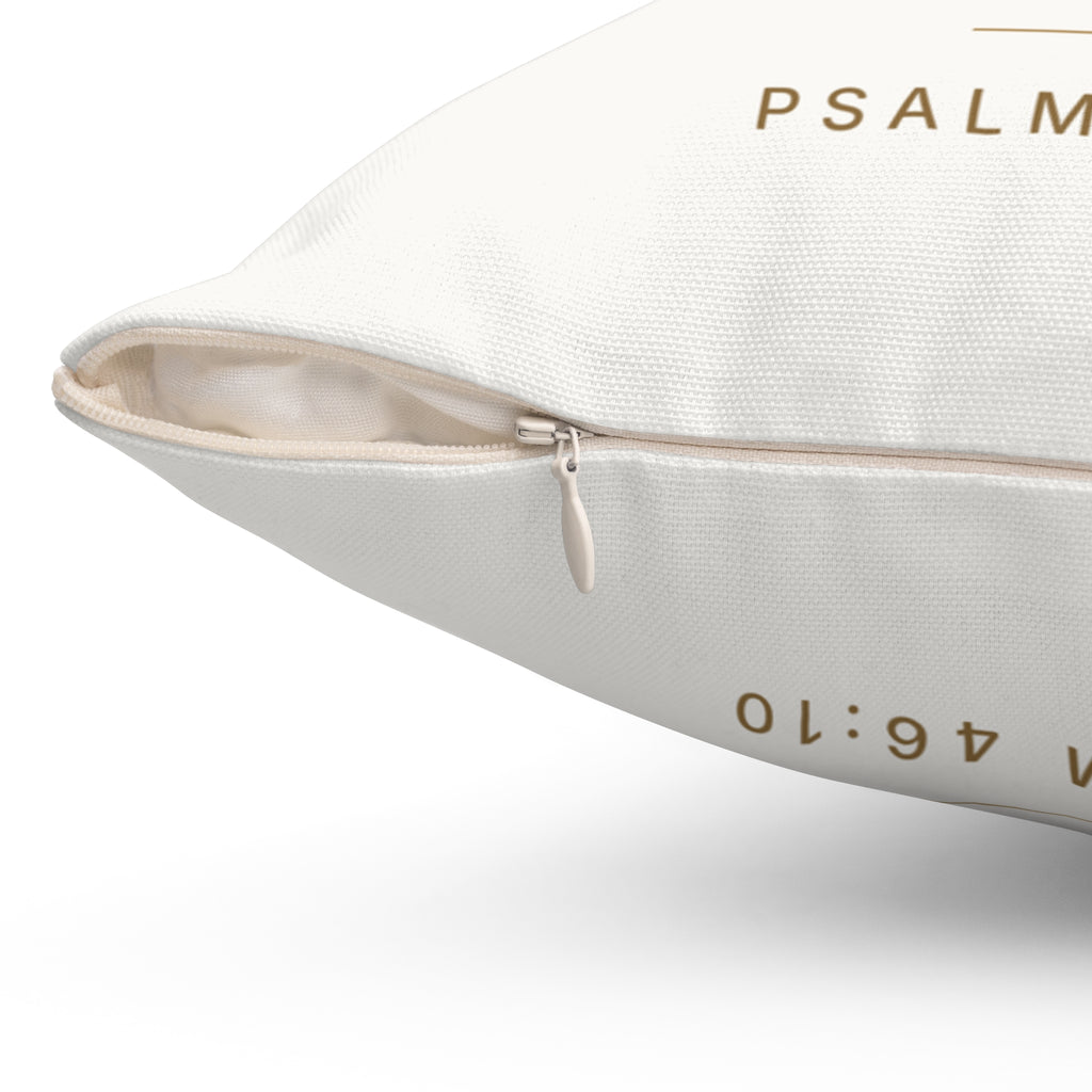 Be Still Throw Pillow – Psalm 46:10