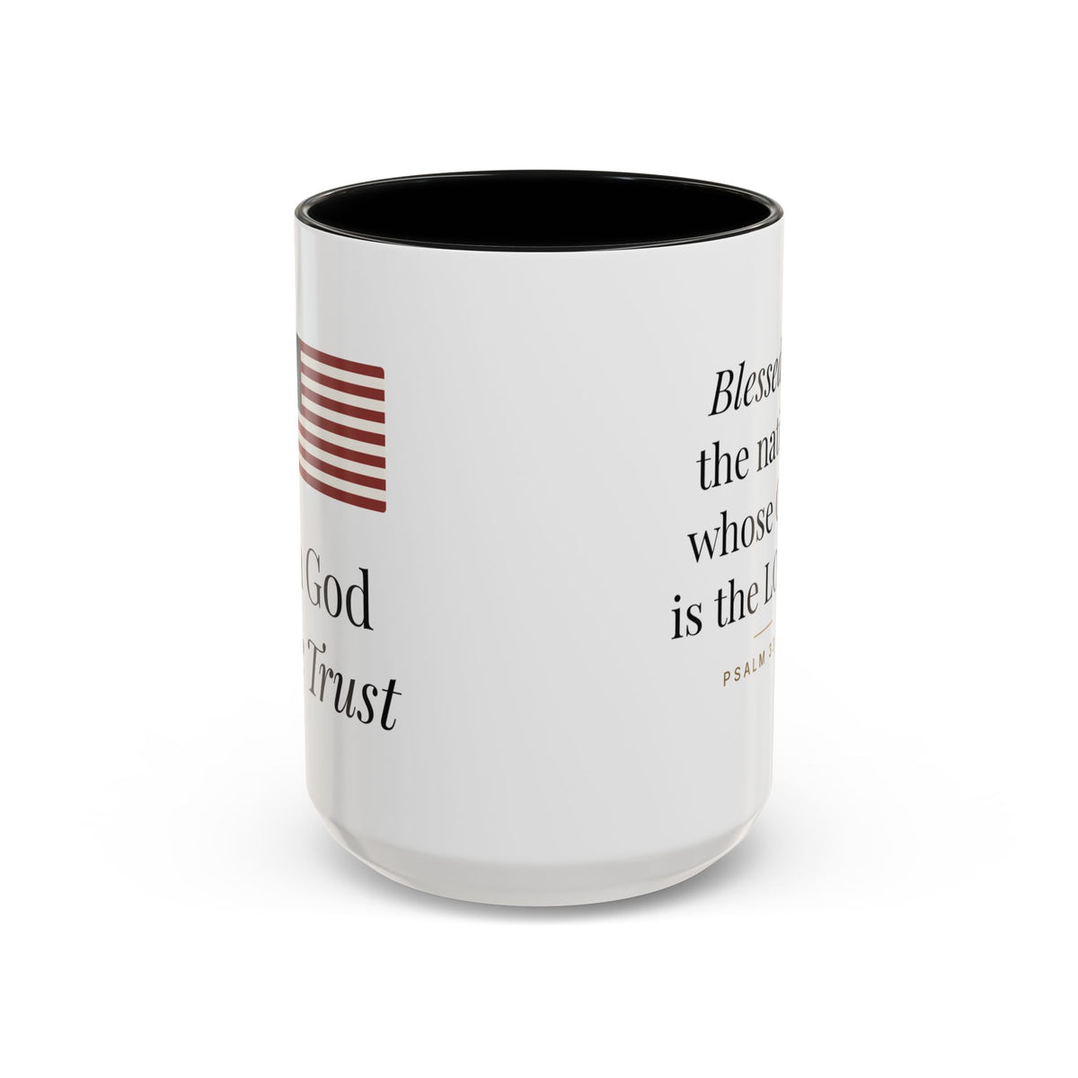 In God We Trust Mug – Psalm 33:12