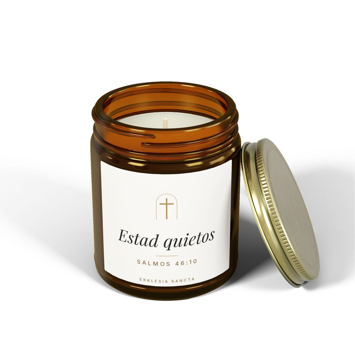 Be Still Candle – Psalm 46:10 (Spanish Edition)