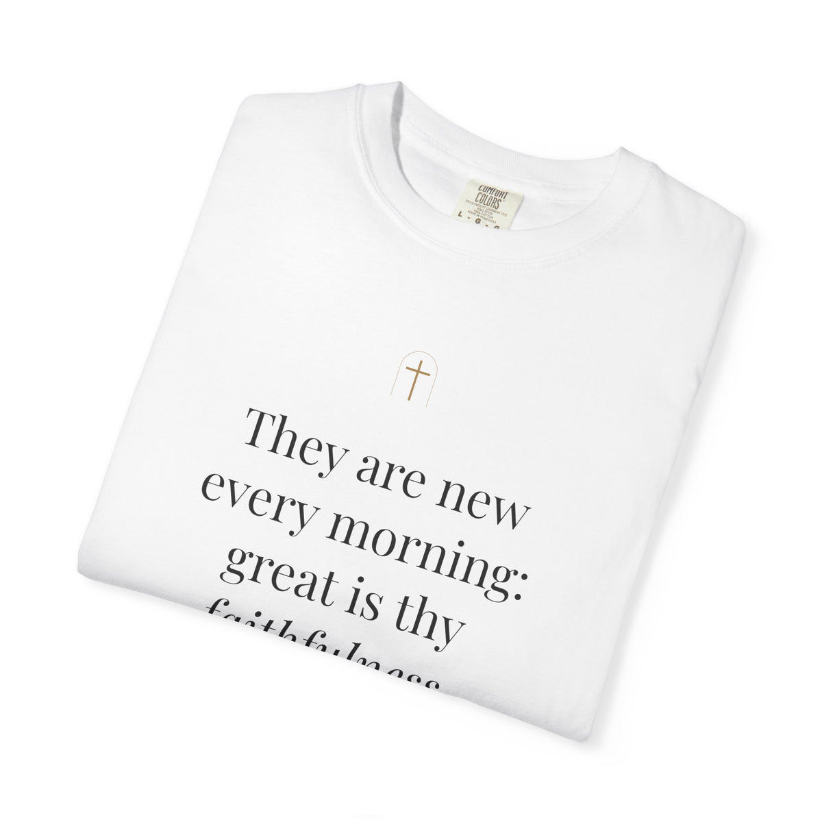 New Every Morning Tee – Lamentations 3:23