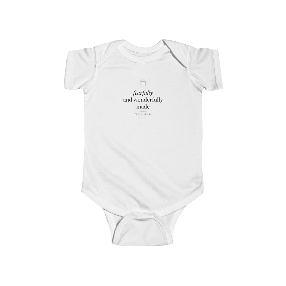 Fearfully and Wonderfully Made Baby Bodysuit – Psalm 139:14