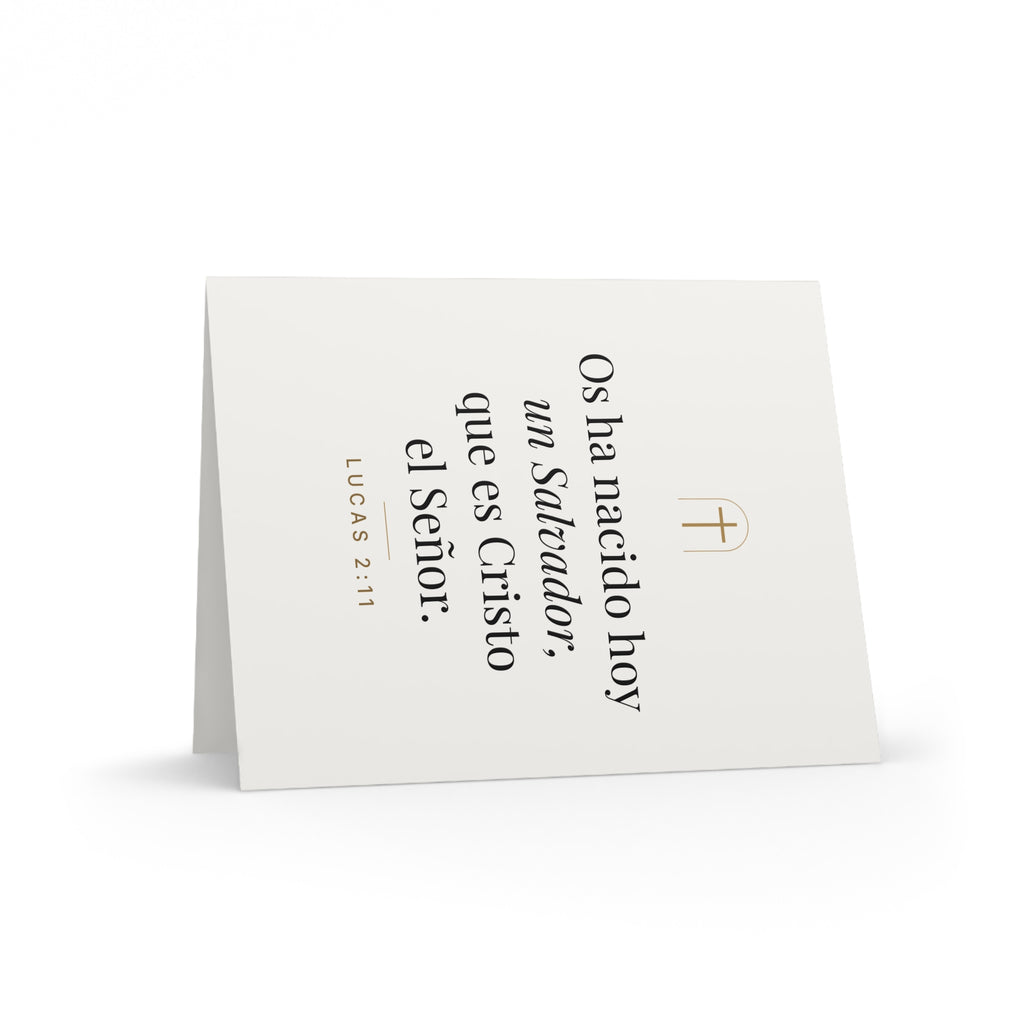 Unto You Is Born Christmas Cards – Luke 2:11 (Spanish Edition)