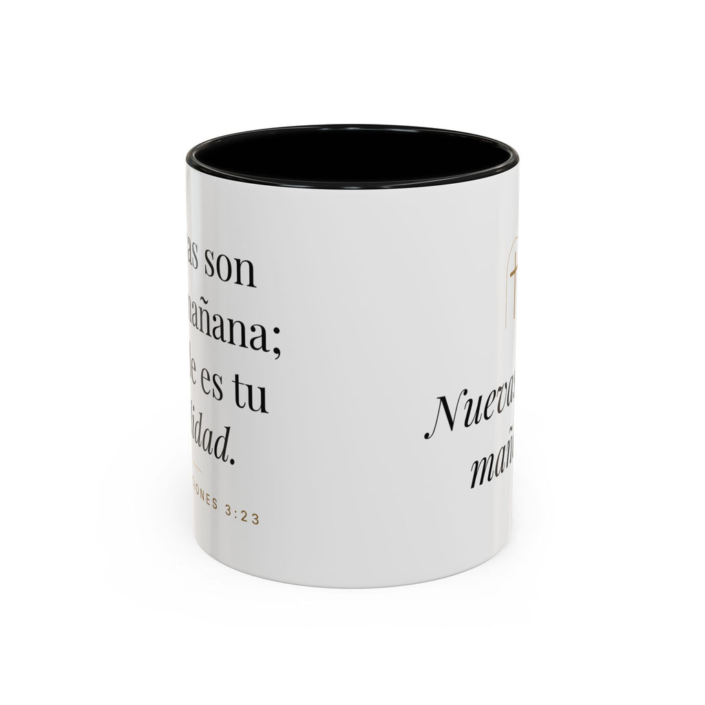 New Every Morning Mug – Lamentations 3:23 (Spanish Edition)