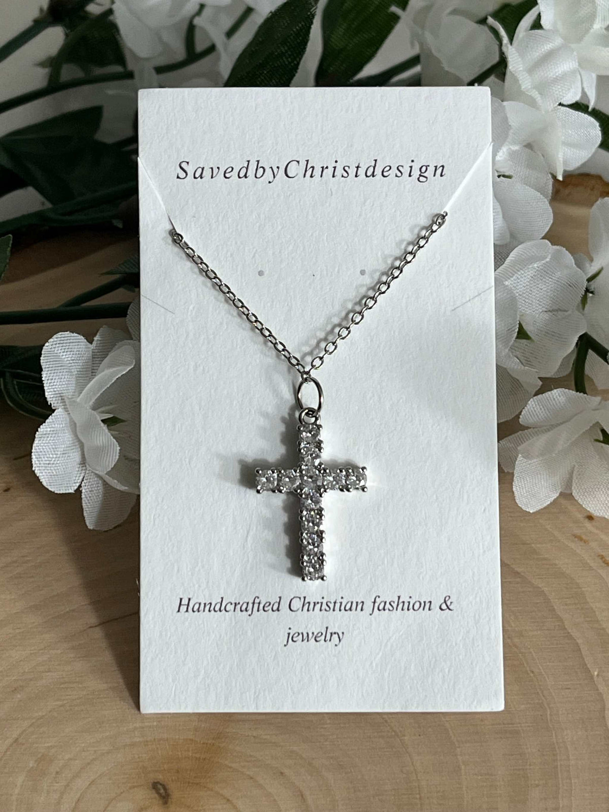 Classic Silver Cross Necklace