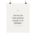 New Every Morning Print – Lamentations 3:23, Unframed (Spanish Edition)