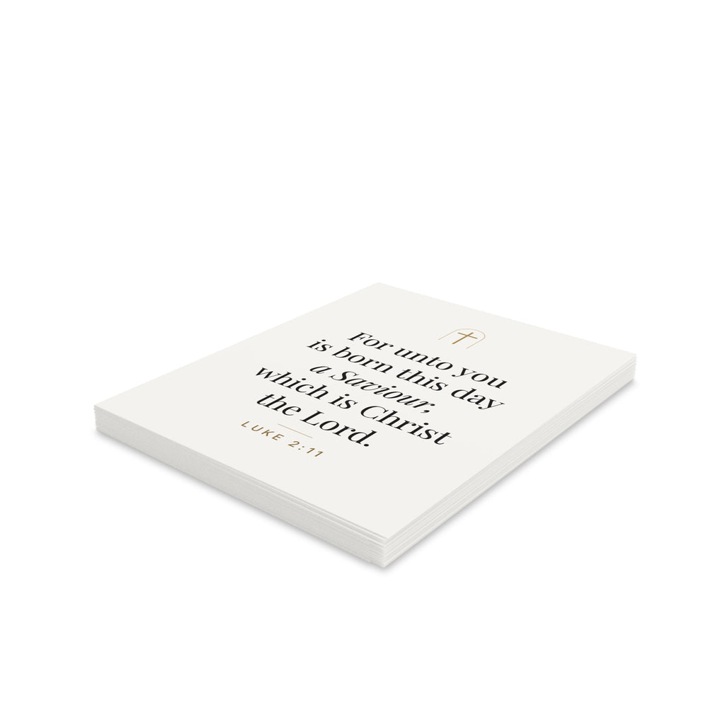 Unto You Is Born Christmas Card Set – Luke 2:11