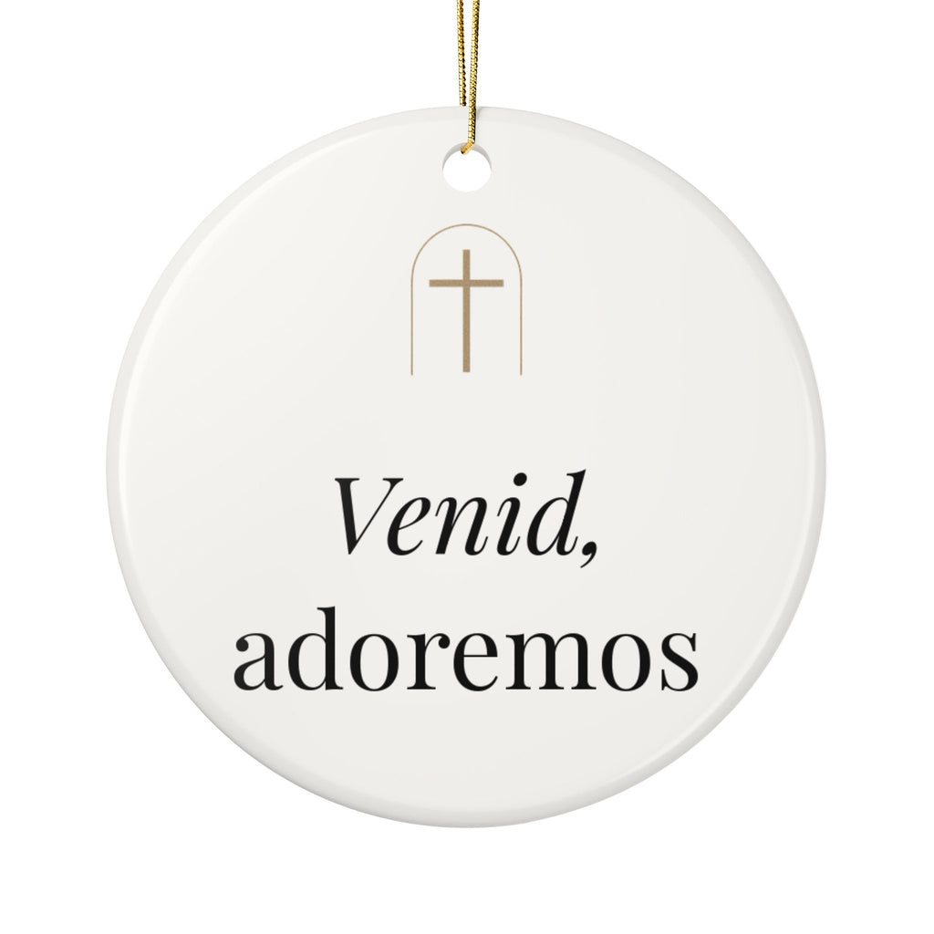O Come Let Us Adore Him Ornament (Spanish Edition)