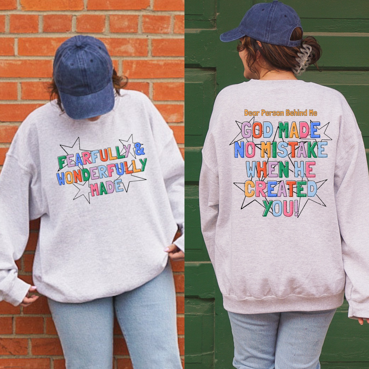 Sudadera Formidables y maravillosas son tus obras