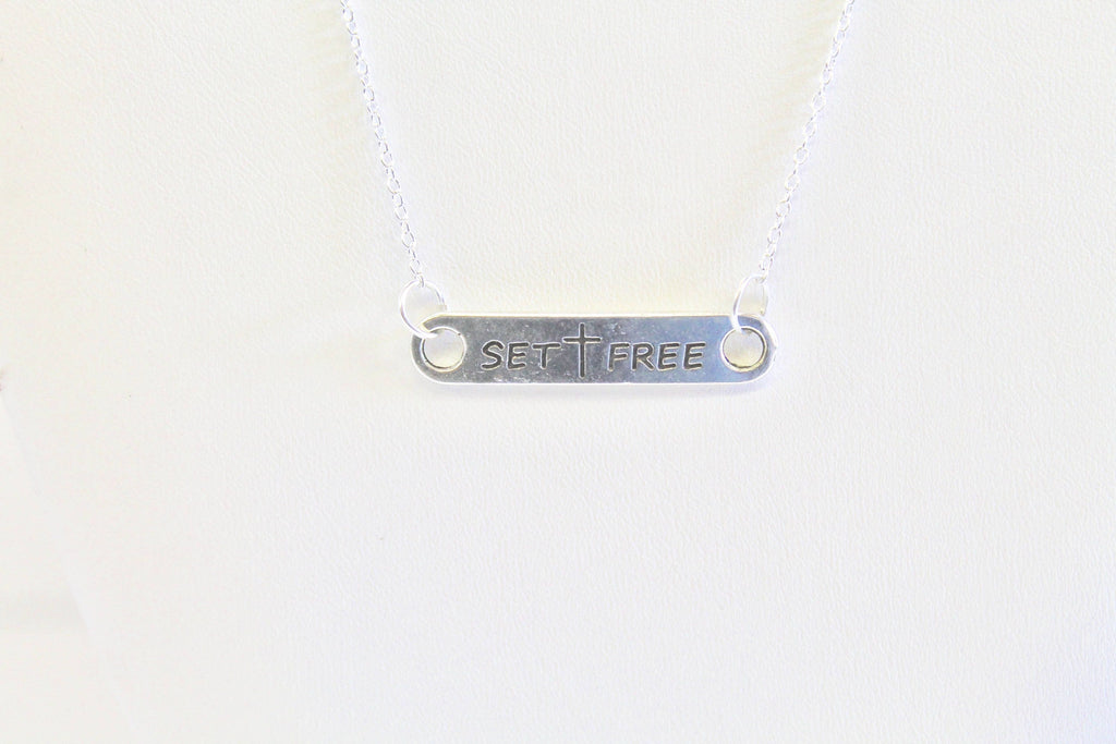 Set Free Cross Necklace