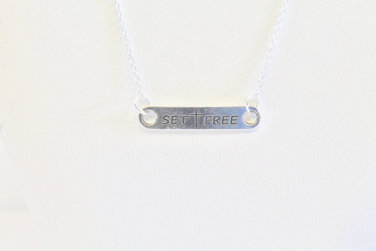 Set Free Cross Necklace