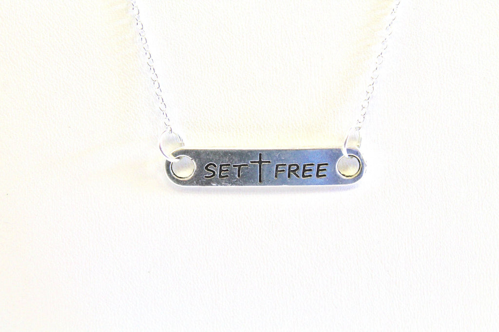 Set Free Cross Necklace