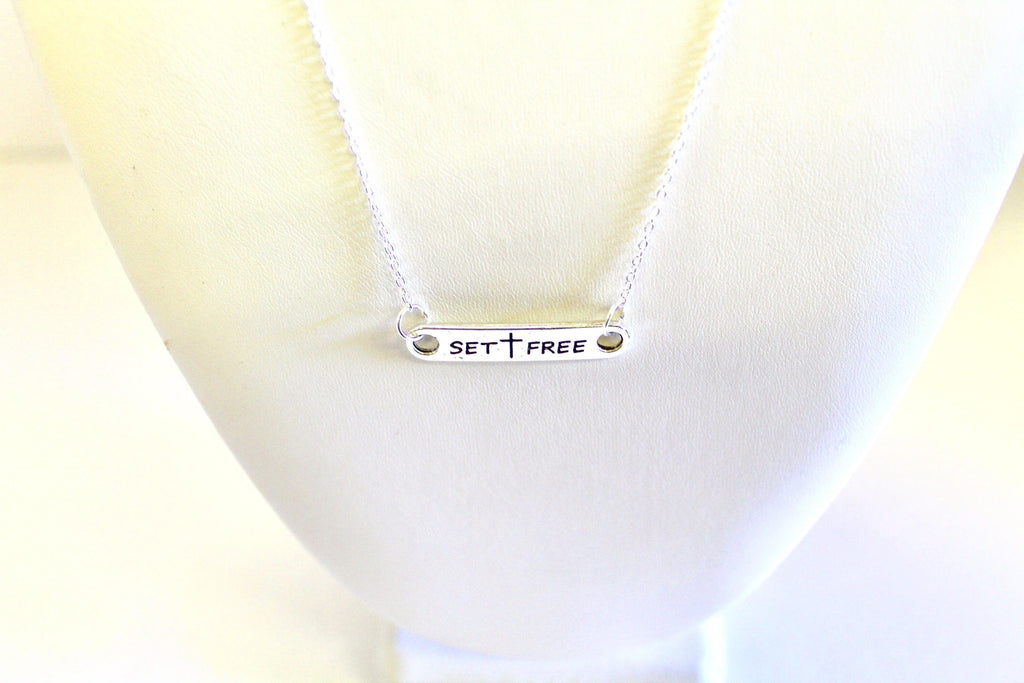 Set Free Cross Necklace